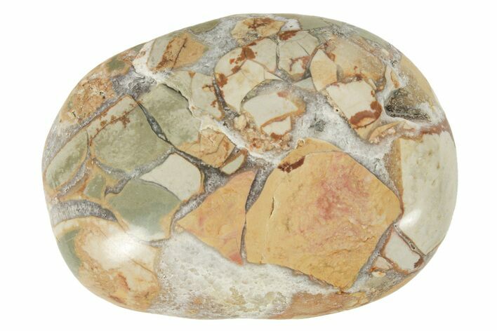 Polished Ibis Jasper Palm Stone - Madagascar #181577